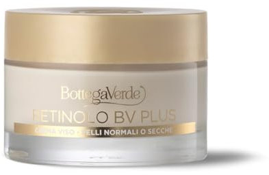Bottega Verde - Crema Viso antietà con Acido Ialuronico e Retinolo - Retinolo Viso - Skincare Anti-Età - 50ml