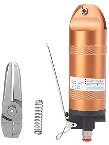 Alicates de engarzado neumáticos, tijeras neumáticas KP‑774 Pinza neumática de acero de aleación de 3 puertos Herramienta de hardware resistente para cortar alambre de hierro y