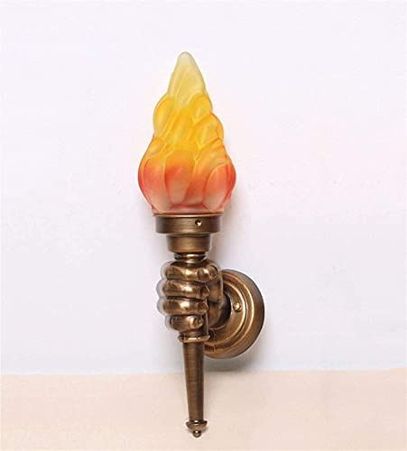 Lamp Applique Murale Torche Lampe Torche Murale Café Rétro Art Lampe Suspendue Lampe Murale Porte-Torche Créative pour Salle à Manger Chambre Salle de Bain Restaurant Cuisine Salon Lamp