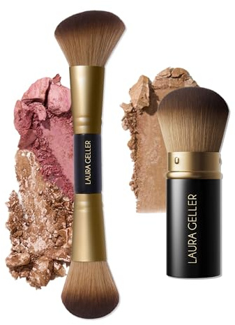 LAURA GELLER Makeup Brushes - 06 Face It All 2pc With Kabuki Brush