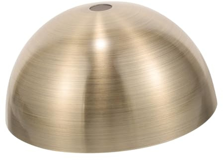 Toddmomy Plaque de Plafond Demi-ronde en Fer pour Luminaires Suspendus, Installation Facile et Fiable, Accessoire Décoratif pour Éclairage de Plafond à Domicile