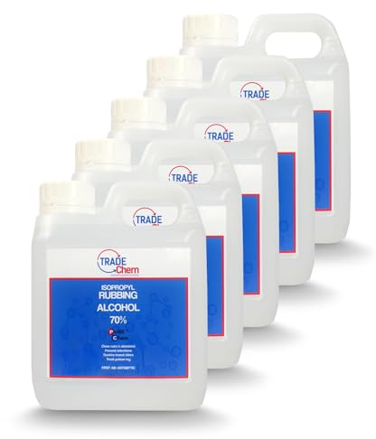 Isopropyl Alcohol, 70% Rubbing Alcohol Antiseptic 5x1L Jerry | 70% isopropyl alcohol, Rubbing alcohol solution, Versatile cleaning solvent, For compatible surfaces