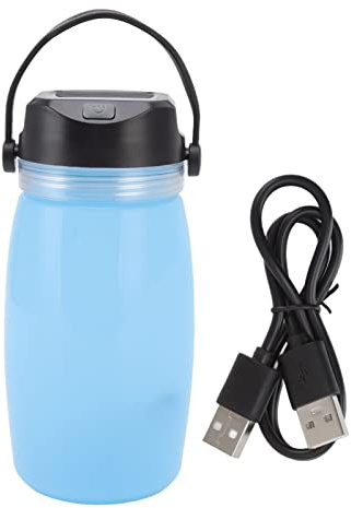 BigKing Bouilloire de Charge Solaire, Bouteille d'eau de Charge Solaire Tasse d'eau Lumineuse Tasse de thé Tente de Camping en Plein air lumières Charge USB