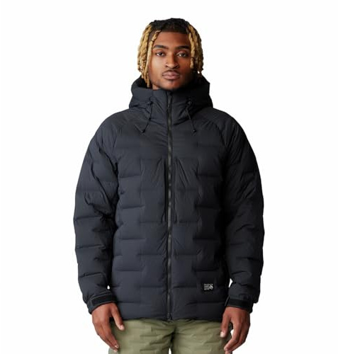 Mountain Hardwear Men's StretchDown Parka, Black, Large