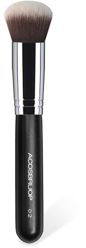 ACOSBRUOP Foundation Brush,Round Top Kabuki Foundation Brush and Professional Grade Makeup Brush for Liquid Blending Mineral Powder Bufting Stippling Makeup Tools