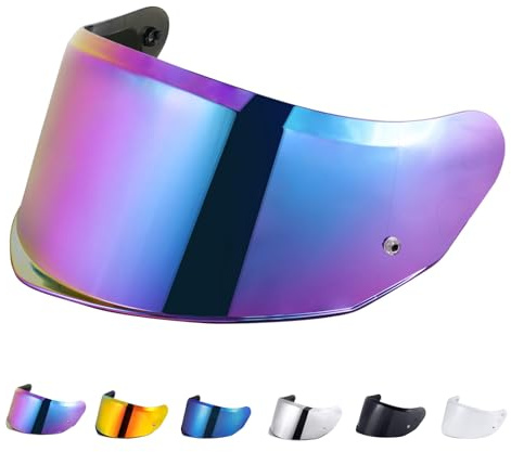 JQF Gear Visiere Casque Moto pour FF808 Stream II | Remplacement de Visière de Lentille de Casque de Bouclier de Vent de Moto