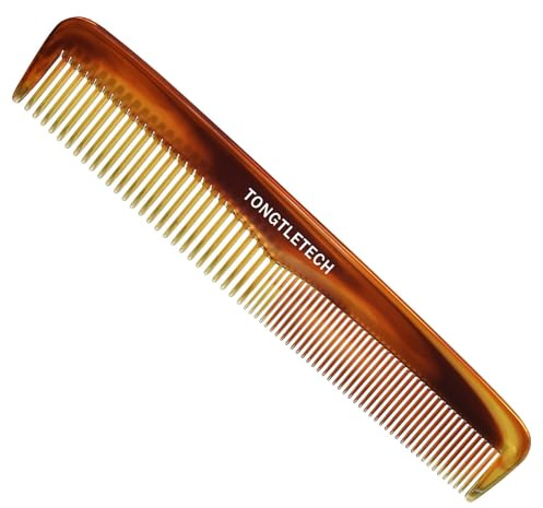 Hair Comb- Fine Tooth Combs and Wide Tooth Comb for Hair,Beard and Mustache Combs for Styling,Travel Brush Grooming for Men and Women,Strong and Durable
