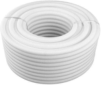 YANGC Tubo flessibile a soffietto in plastica ritardante da 1-5 metri, interno da 12-50 mm, tubo flessibile filettato isolato in PP, manicotto protettivo in plastica corrugata(1 METER_INNER DIAMETER 3