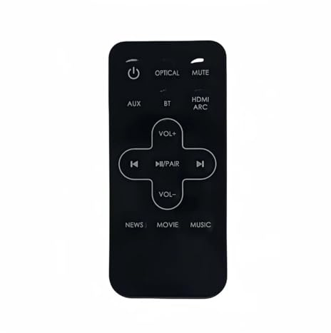 92LRC105001372 Replacment Remote Control For Sh-arp STV106 HT-SB110 2.1 Slim Wall Mountable Soundbar System