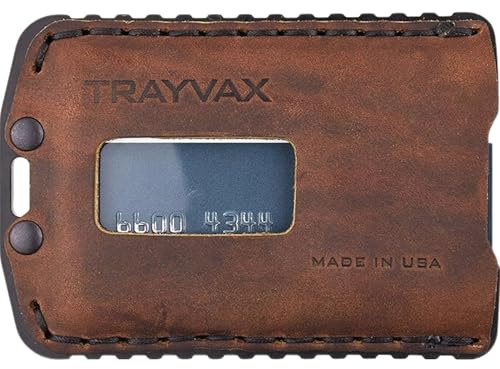 Trayvax Ascent Wallet, Black | Mississippi Mud, Standard Size, Minimal