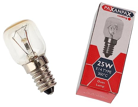 sparefixd Bombilla de horno de alta temperatura 25w E14 para Neff