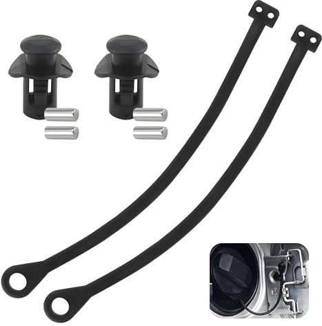 2 Stück Tankdeckelleitung, Tankdeckel Halteband 68mm, Auto Kraftstofftankdeckel Linie, Kabelsatz für Auto Kraftstofftankdeckel, Kompatibel mit VW Bora Audi Passat Golf Skoda Octavia