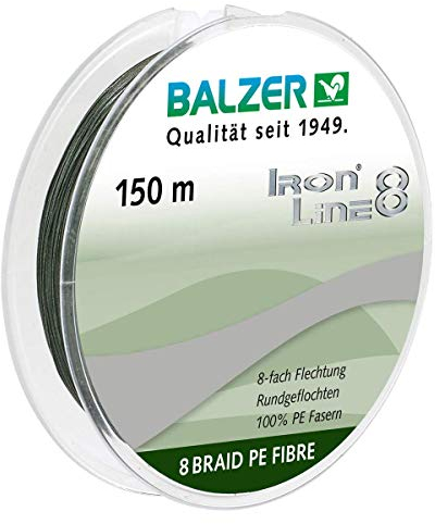 Balzer Iron Line 8 150 m Spule grün 0,12 mm/ 9,8 kg
