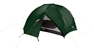 Jack Wolfskin Yellowstone III Vent 2 entradas 3 Personas Tienda de campaña de cúpula, Color Verde montaña
