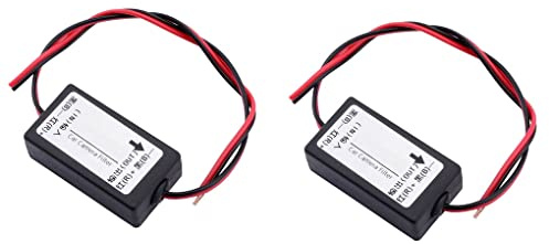 DollaTek 2 STÜCKE Rückfahrkamera Signalfilter 12V Filter DC Rückfahrkamera Gleichrichter Autokamera Leistungsrelais Spannungsfilter