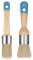 2 pinceles de pintura de tiza, pincel de tiza y cera, herramienta de pintura de tiza para muebles, reutilizable, plano y redondo, pincel de pintura a la tiza para arte popular, decoración del hogar,