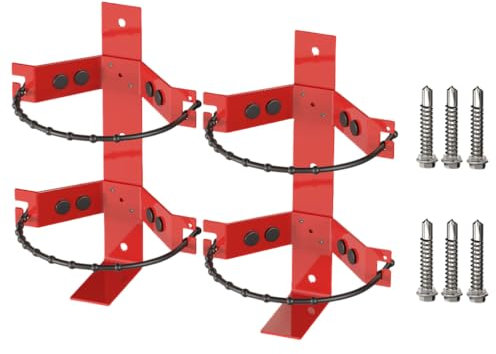 Premium brandsläckare monteringsfäste 2-pack – slitstark, enkel installation, passar 2,3 kg släckare, universal för hem, fordon, lastbil, båt, marin, affärsanvändning – säker och hållbar hållare