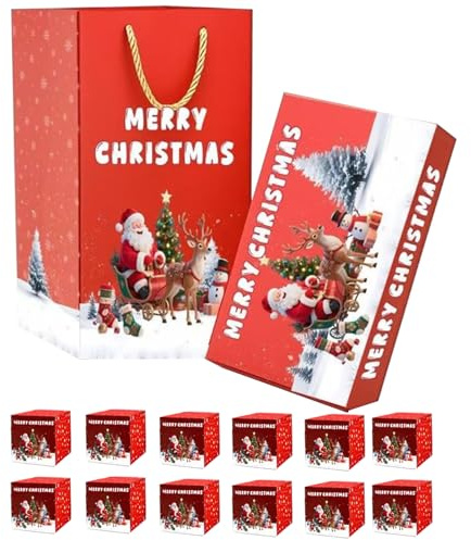Explodierende Box mit Aufschrift Merry Christmas – Pop-Up-Klappboxen für Bargeld, Hüpf-Halter für roten Umschlag, Schmuck, Urlaub, Versammlungen, Abschlussfeiern, Erwachsene, Souvenirs, Hochzeit