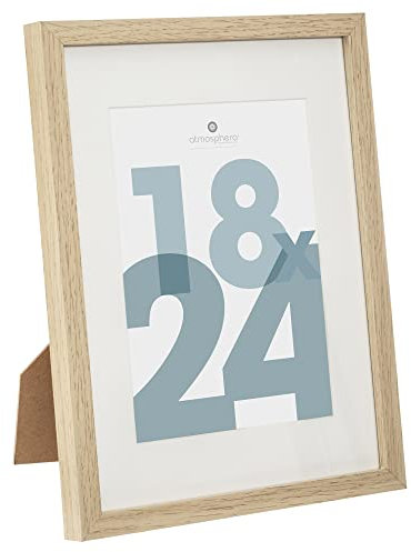 Atmosphera - Cadre photo Manu - bois et verre - 18x24 cm