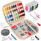 Coquimbo Kit da Cucito, Set da Cucito Accessori con Custodia per Trasporto, 85 Pezzi Kit Ago e Filo per Principianti, Casa, Viaggio e Emergenza Uso (Beige)