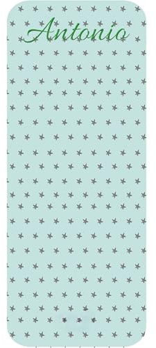 INTERBABY - Colchoneta transpirable para silla de paseo, Personalizado con nombre de su bebé bordado (OC064NP)
