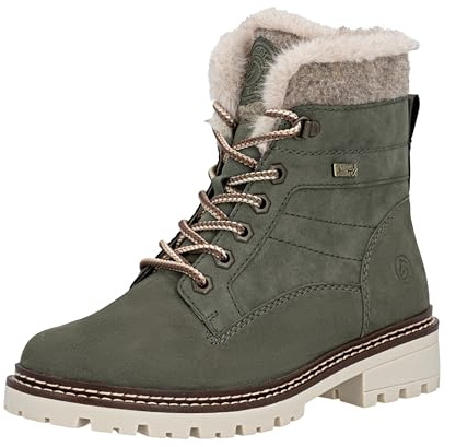 Remonte Bottes à lacets D0B81 pour femme, Vert 54, 39 EU