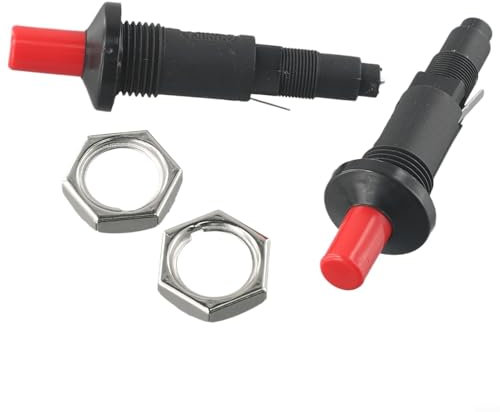 Solaughguy Par de botones piezoeléctricos de cerámica para calentador de gas, 9 cm de longitud y 2,6 cm de diámetro, para dispositivos de GLP, amplio rango de temperatura de -20 °C a 120 °C