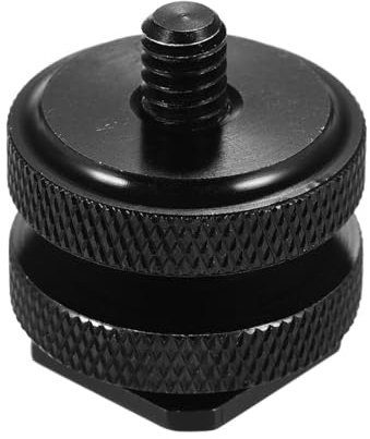 Kamera-Blitzschuh-Adapter – 1/4-Zoll-Gewinde-Schraubverbinder, Stativ-Konverter-Zubehör, Fotografie-Montagewerkzeug für -Kamera, Feldmonitor, DSLR, Filmemachen, Studio-Ausrüstung