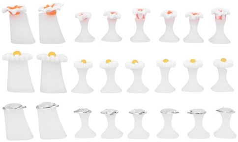 jojofuny 3 Silikon Zehenspreizer für Pediküre und Nagelkunst mit 8 Stück pro Einfach zu Verwenden für Professionelle Nagelstudios und Selbstgemacht Maniküre