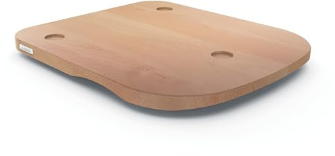 Wundermix - KitchenSlider® H V2 Holz-Gleitbrett für TM6, TM5 (Buche) | Ökologisches Gleitbrett aus Holz für Thermomix, Holz-Gleiter, praktisches Design mit Grip