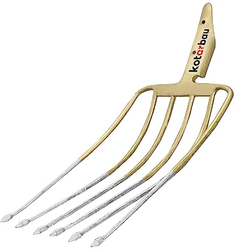 KOTARBAU® Forke Fourche à foin à 6 dents pour jardin et agriculture
