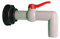NSXIN Auslaufhahn IBC Tank Adapter Hochwertiges Kugelauslaufhahn Schlauchanschluss Adapter, S60x6 IBC Container Zubehör für IBC-Regenwassertank (DN40 / 50) (32mm)