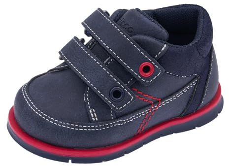 Chicco, Zapatillas Niño con Doble Cierre de Gancho y Bucle, Zapatos de Deporte Cómodos, Flexibles y Transpirables, para Primavera, Otoño e Invierno, Zapatos Niño y Chico, Azul (5), 19 EU