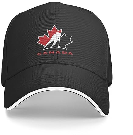 KOSOEII Basecap Team Canada Logo Merchandise Essential Baseball Cap Geburtstag Luxusmütze Mode Strandmütze Mädchenmütze Herren
