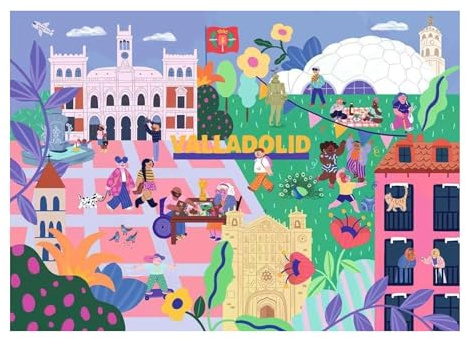 Ravensburger Puzzle 12001490 - Valladolid - 1000 Teile Puzzle für Erwachsene und Kinder ab 14 Jahren