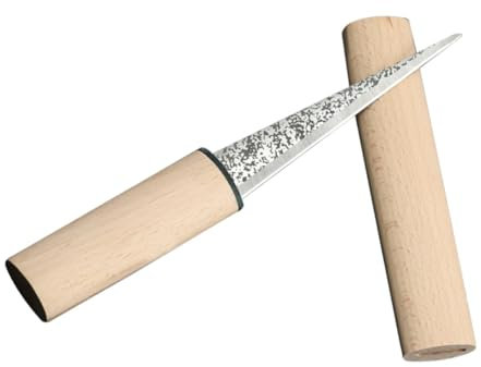 OKUMEYR Tritaghiaccio Manuale con Manico Legno Chipper per Ghiaccio Professionale Utensile per Barman e Intaglio di Ghiaccio per Cocktail e Bevande Fresche