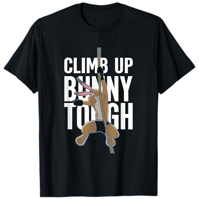 Fitness Bunny Power Lifters Strength Workout Funny Rabbit T-Shirt