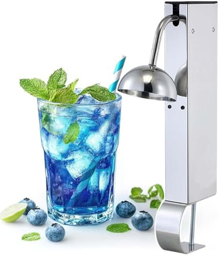 DDZJTPP Commercial Glass Chiller, 1 Cup/6 Seconds, Glass Froster, Glass Cup Cooler, Stainless Steel, Bar Tool for Beer Wine, Various Types of Cup