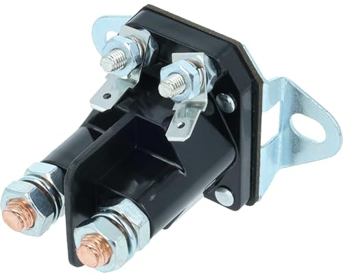 vhbw Relais démarreur remplacement pour Gravely 45071 | pour tondeuse autoportée - tracteur, quad - Interrupteur magnétique, 12 V, 4 pôles