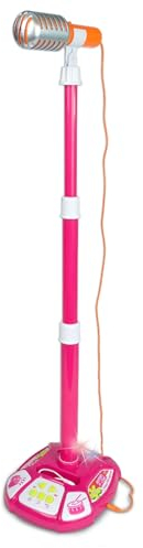 Bontempi | VintageStage Mic - Microfono da Palcoscenico Vintage con Connessione MP3 per un Tocco Retrò Moderno, 195x225x1030 mm