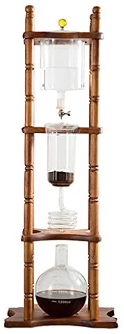 GYQZC 3L/101oz Cold Brew Iced Coffee Maker - 25 Cup, Water Ice Drip Coffee Maker, Reusable Mesh Filter for Iced Tea/Coffee, Easy To Clean