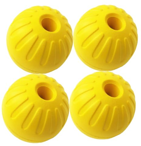 Awkvuty 4Pack Dog Balls - Durable Dog Toys for Aggressive Chewers, EVA Foam Dog Balls Float in Water (4pcs 9cm/3.54inch)