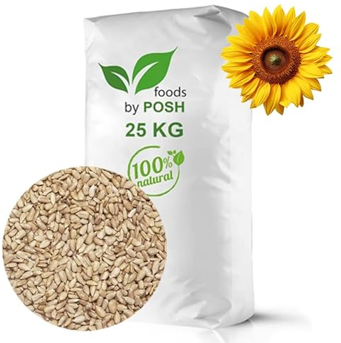 25 kg solrosfrön skalade | ströfoder fågelfoder fåglar vilda fåglar | vildfågelmat året runt | sommar och vinter