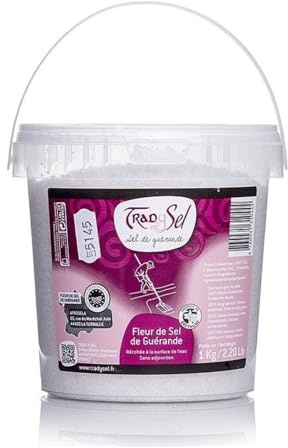 Sel Fleur de Sel de Guérande Trad Y 1kg/Seau (2 seaux)