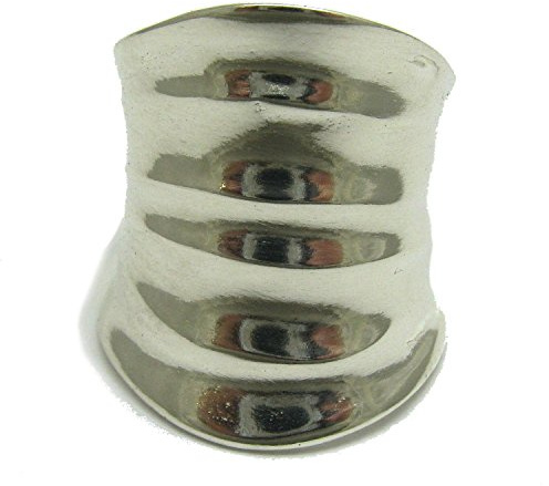 Élégant longue bague en argent massif 925 R000571 Empress