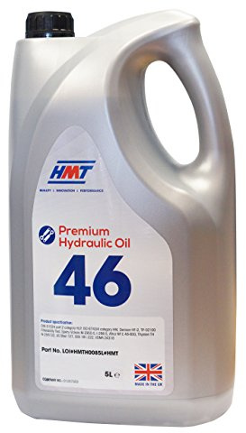 HMT Premium Hydraulic Oil 46 – 3 x 5L Pack | ISO VG 46 Anti-Wear Hydraulic Fluid for Industrial & Mobile Systems | Oxidation Resistant, Anti-Foam, Pump Protection, Excavator & Crane Use