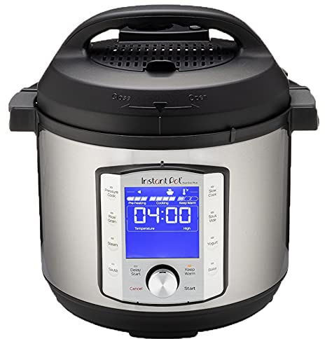 Instant Pot DUO EVO PLUS 7.6L - Olla a presión eléctrica (10 funciones en 1: esterilizador, olla lenta, arrocera, vaporizador)