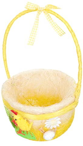 VILLFUL Cesta De Pascua Multifuncional Creativa Para Huevos Canasta Decorativa De Almacenamiento Para Eventos Bodas y Hogar Diseño Simple y Fresco Para Decorar Tu Espacio