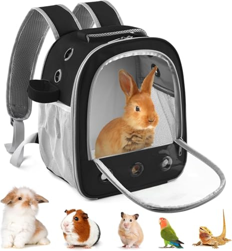 Meerschweinchen Rucksack Transportbox, Tragbare Kaninchen Reisetasche