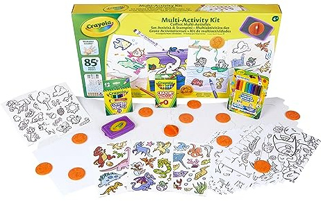 CRAYOLA - Multi-activity set - Creative leisure - Activity kits - from 4 years old - Coloring and drawing game